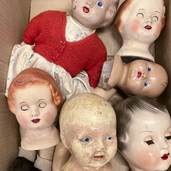 Composition PP & Other Doll Heads