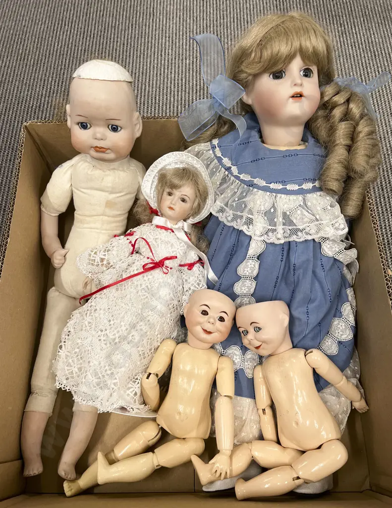 Five New Bisque Dolls Image 1++