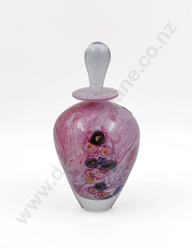 Large Art Glass Scent Bottle Image 1++
