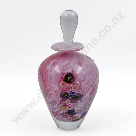Large Art Glass Scent Bottle