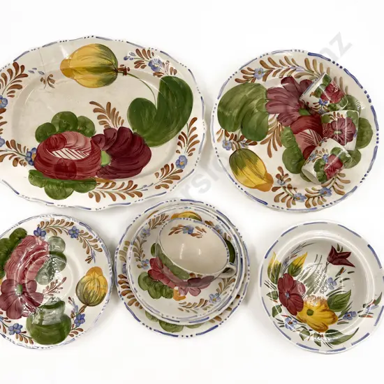 Quantity of Assorted Bella Fiore Style China