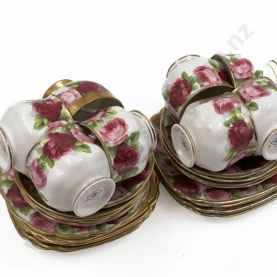 Quantity of Assorted Royal Albert Old English Rose Tea China
