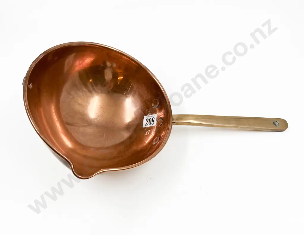 Victorian Copper Chocolate Saucepan Image 1++