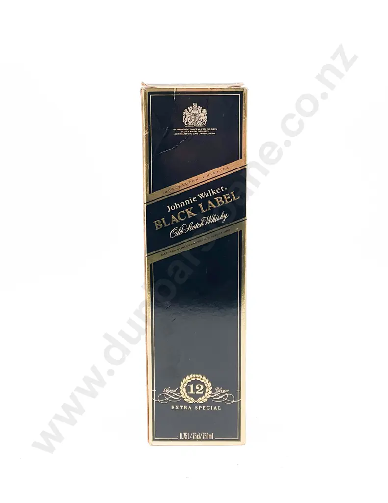 Boxed Johnnie Walker Black Label Old Scotch Whisky 750ml Image 1++