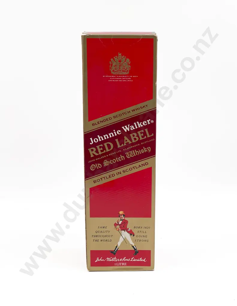 Boxed Johnnie Walker Red Label Old Scotch Whisky 1 Litre Image 1++