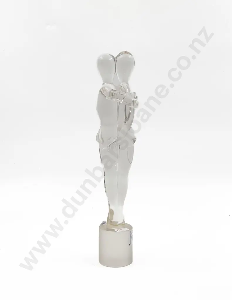 Murano Arte-80 Glass Figure Group Together with Art Glass Grapes Image 1++