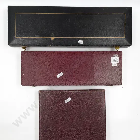 Two Boxed Carving Sets with Boxed Cutlery Set