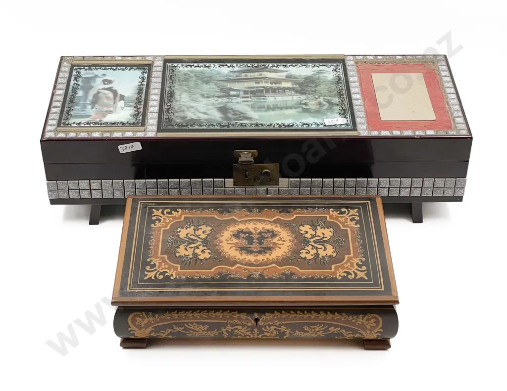 Two Musical Jewellery Boxes Image 1++