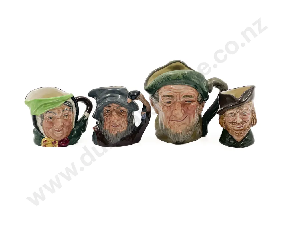 Four Assorted Small RD Character Jugs Image 1++