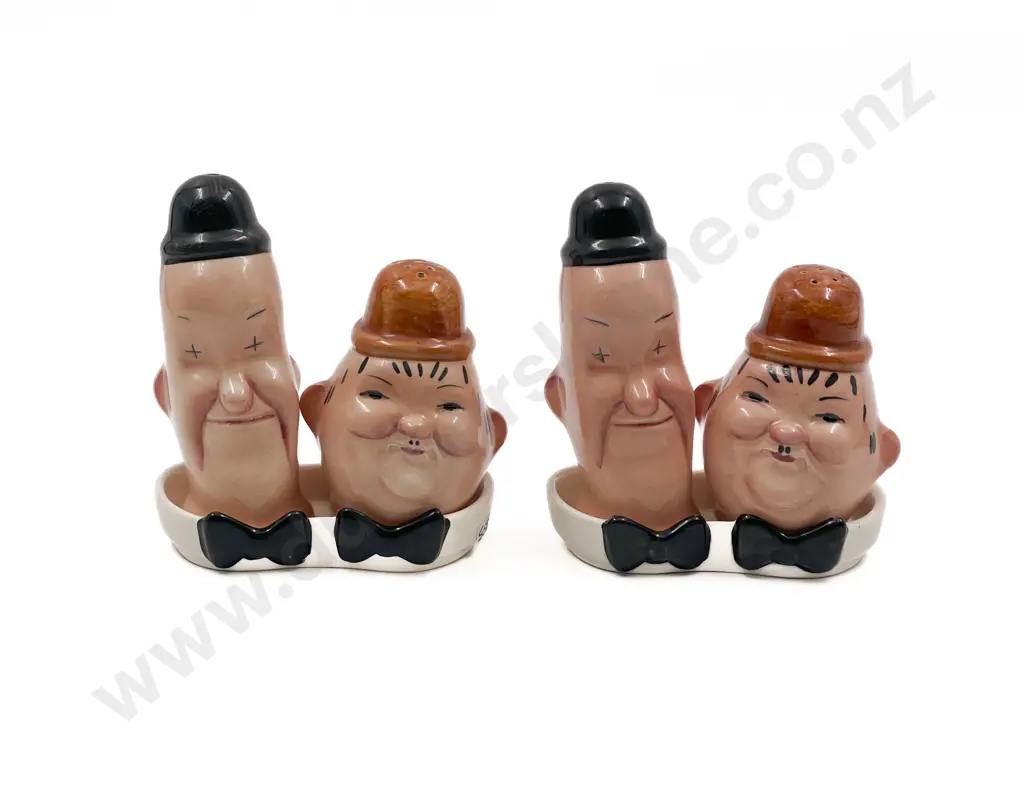 Two Laurel & Hardy Cruet Sets Image 1++