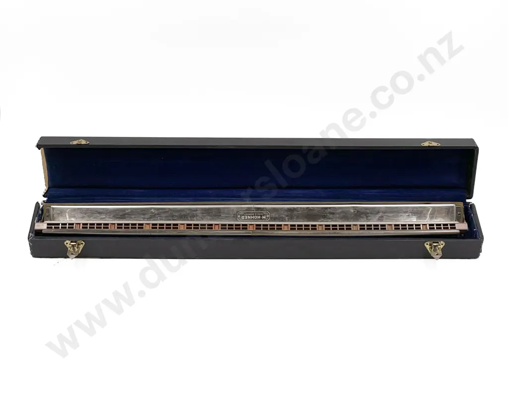 Large M. Hohner Double Harmonica Image 1++