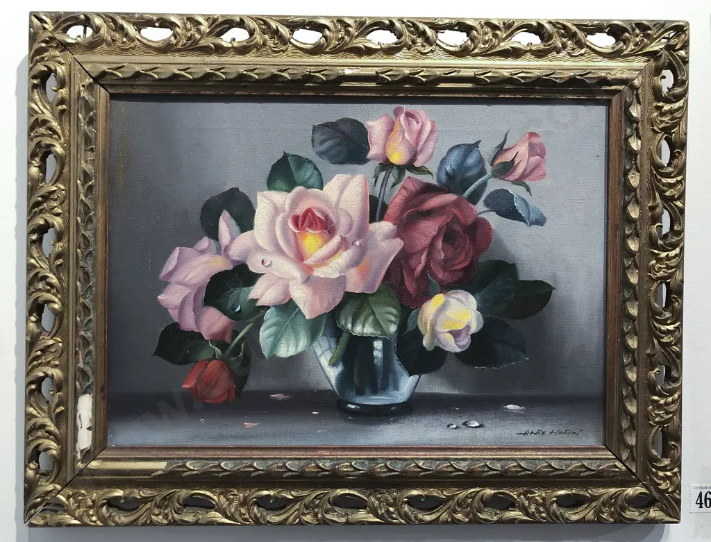 Two Floral Stilllifes by Alex Wilson & Jean Pilcher Image 1++