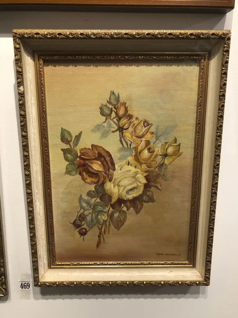 Two Floral Stilllifes by Alex Wilson & Jean Pilcher Image 1++