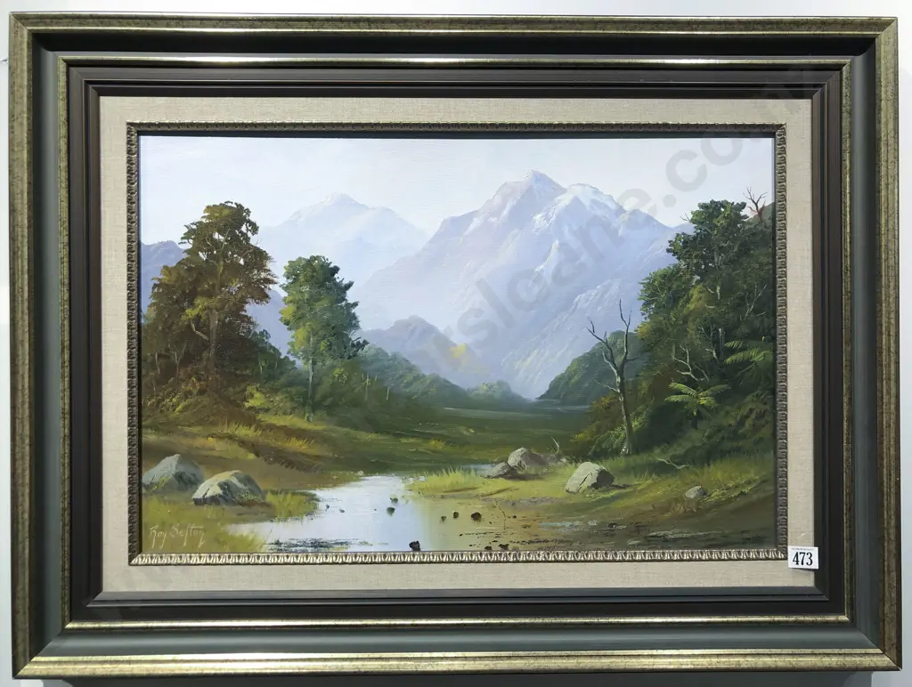 Roy Sefton - 'James Creek' - Oil on Board Image 1++
