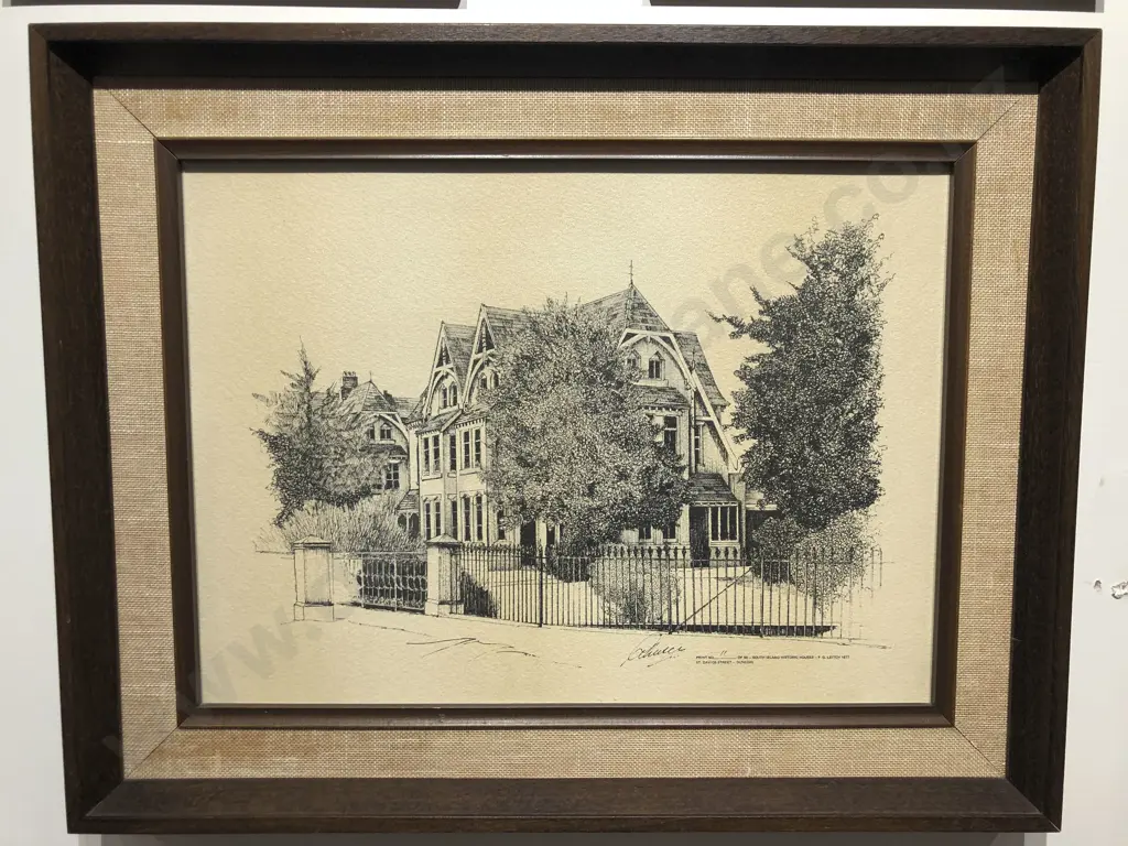 Two Yvonne Benson Hand Coloured Prints Image 1++