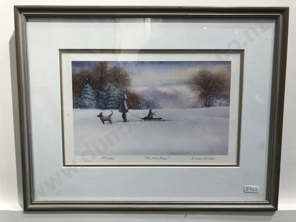 Two Signed Prints - "The Way Home" & "Apple Pickers" Image 1++