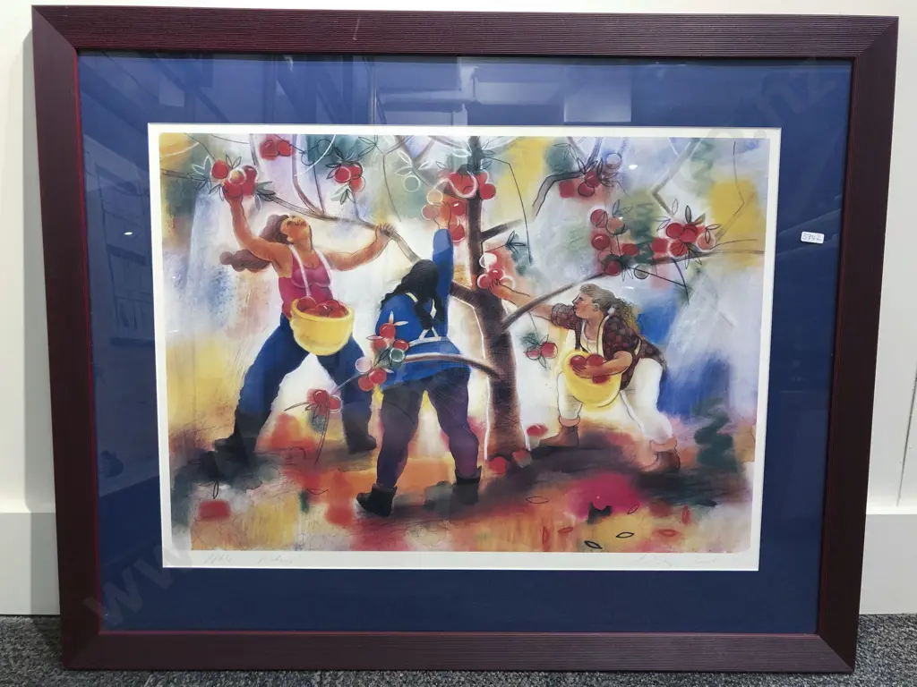 Two Signed Prints - "The Way Home" & "Apple Pickers" Image 1++