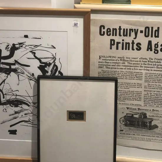 Two Framed Prints & Other - 'Blackhead' and 'Taupo'