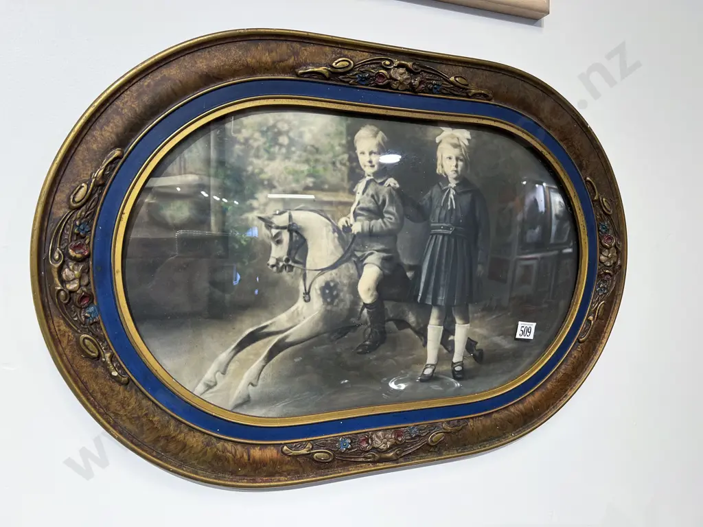 Hand Coloured Antique Photographic Print Image 1++