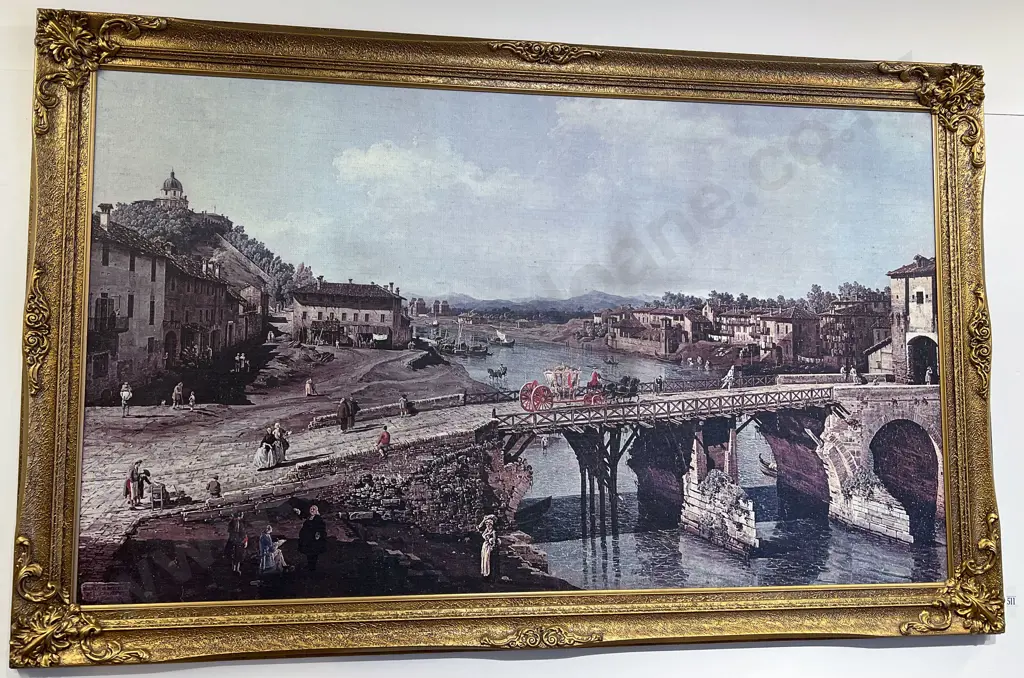 Large Gilt Framed Print Image 1++