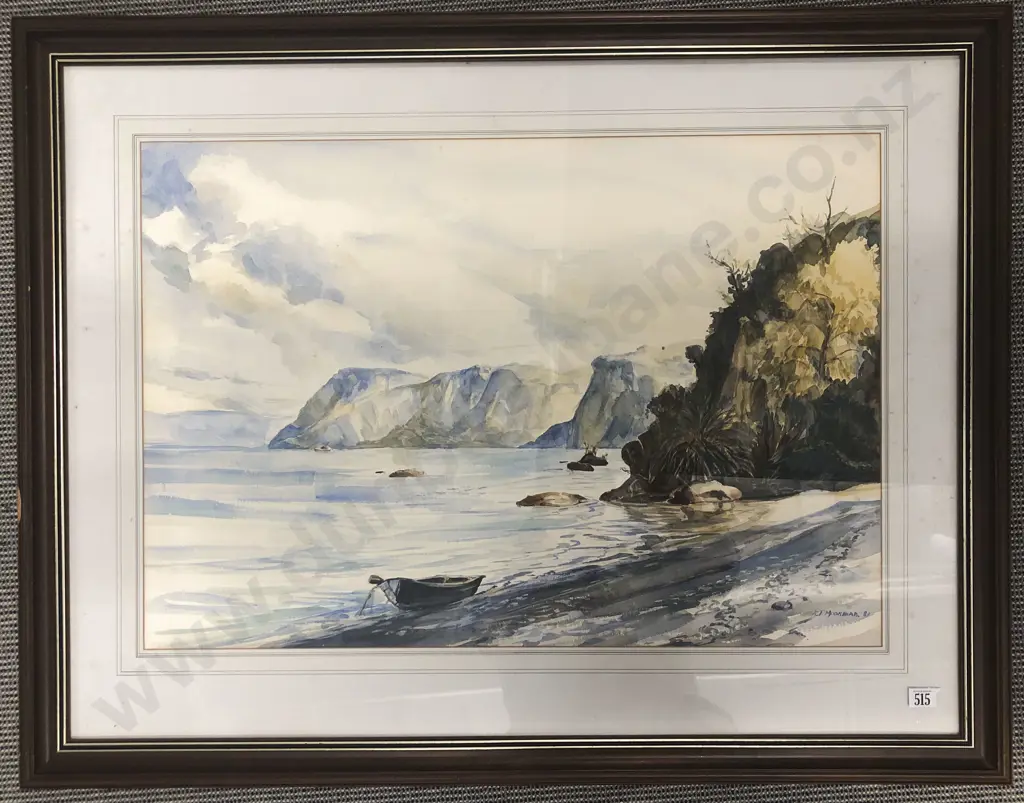 R.T. Moorhead - W/C Coastal Scene Image 1++