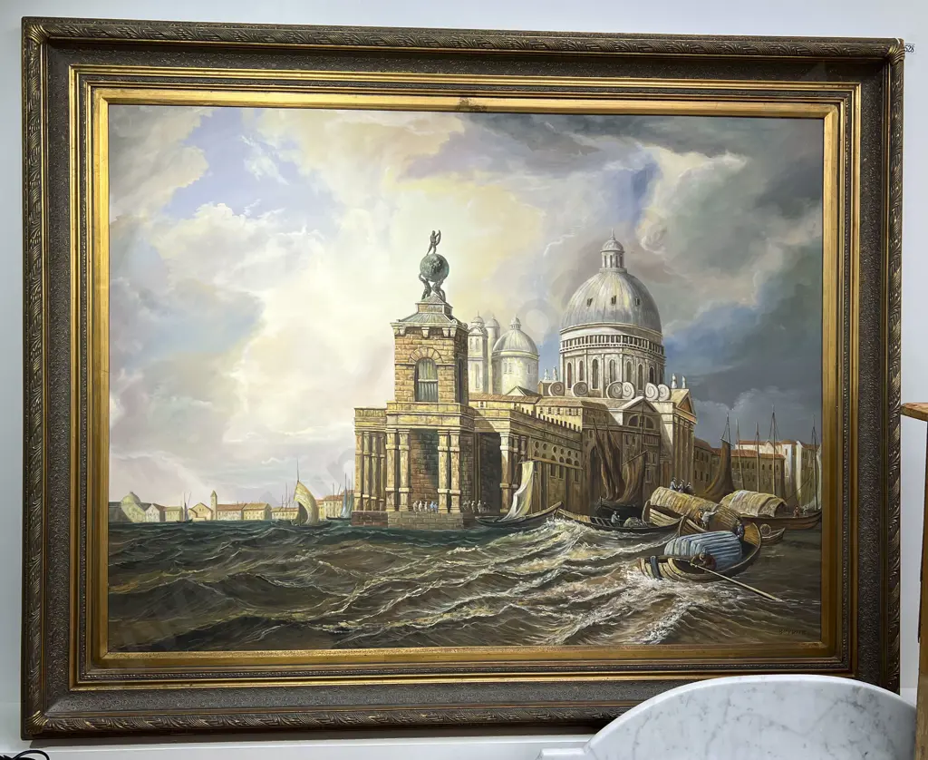 Unknown Artist - Capriccio Italian Landscape - Style of C18th Grand Tour Image 1++