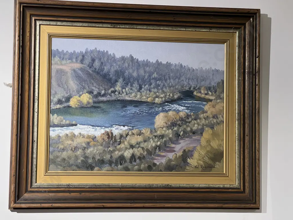 Val Raymond Oil on Board Together with Two Other Oils Image 1++