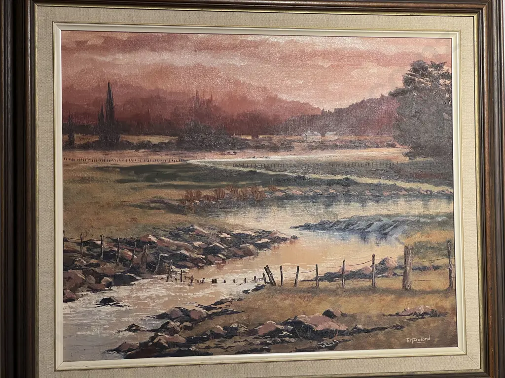 Val Raymond Oil on Board Together with Two Other Oils Image 1++