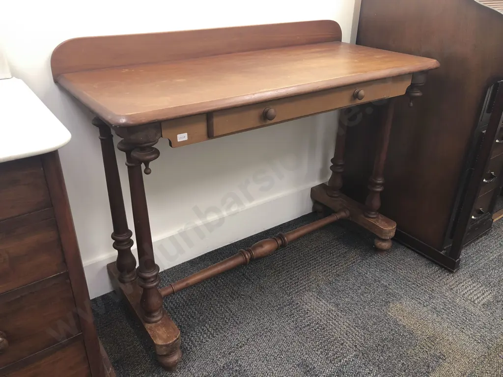 Pine Single Drawer Sofa Table Image 1++