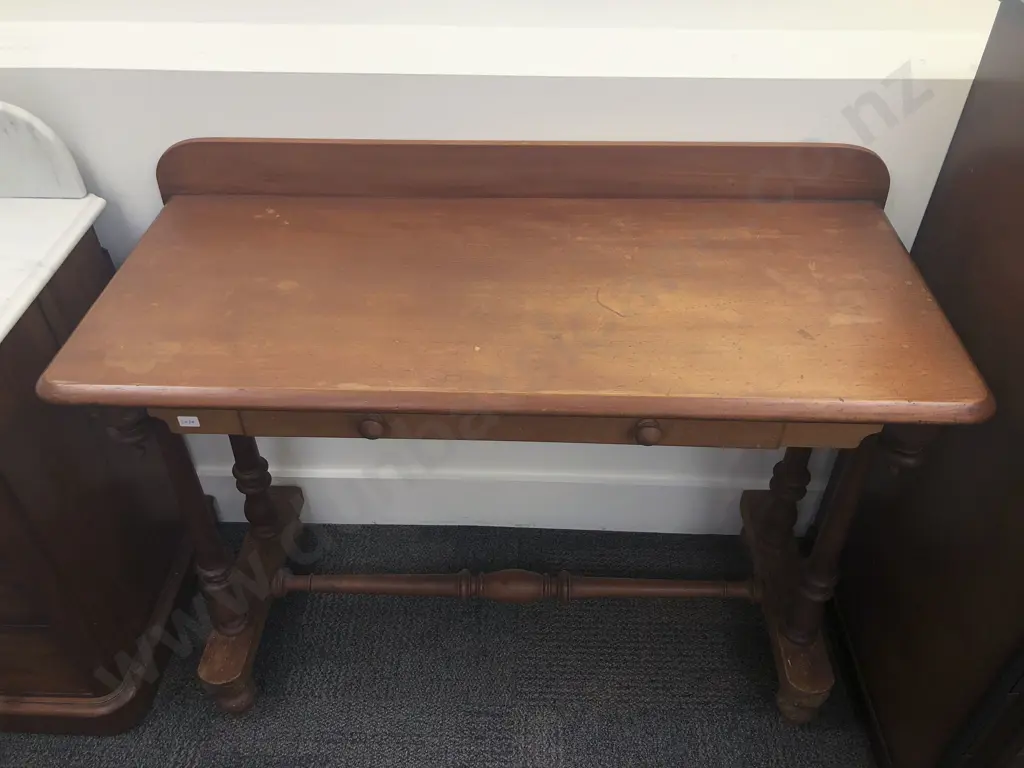 Pine Single Drawer Sofa Table Image 1++
