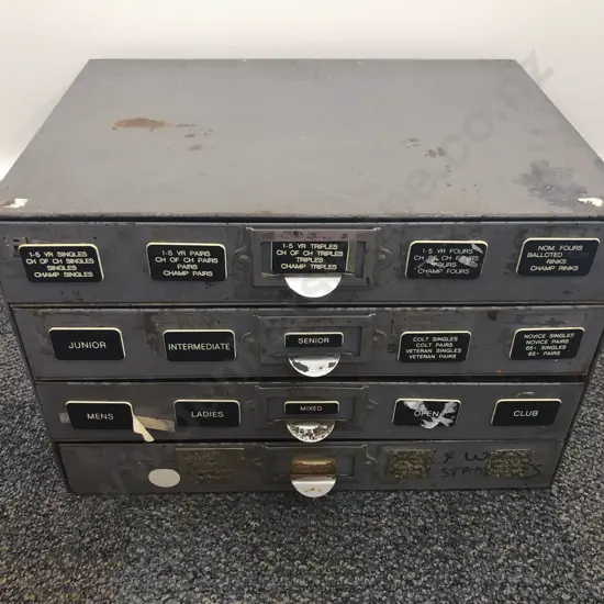 Four Drawer Industrial Tool Cabinet