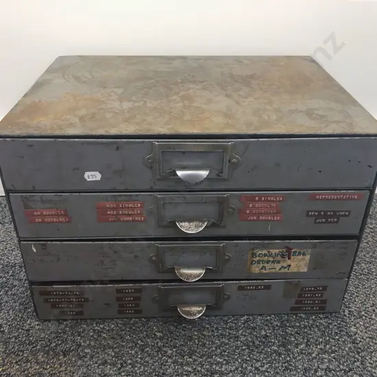 Four Drawer Industrial Tool Cabinet