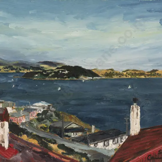 Sam Cairncross (1913-76) - Wellington Harbour
