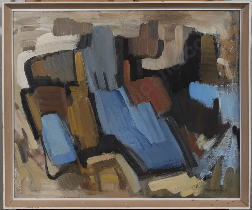 Ruth D Browne (1905 - 2002) - Untitled Abstract Image 1++