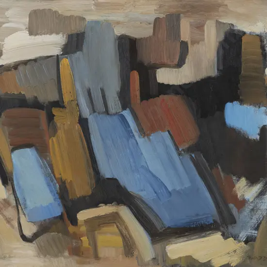 Ruth D Browne (1905 - 2002) - Untitled Abstract