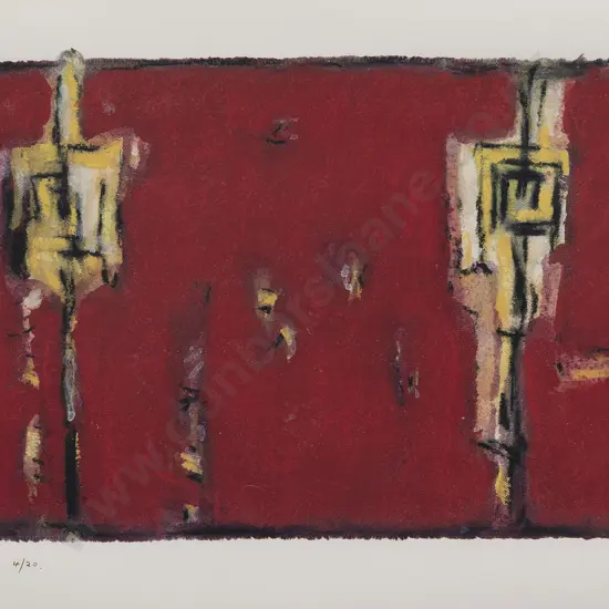 Don Peebles (1922 - 2010) - Untitled (abstract)