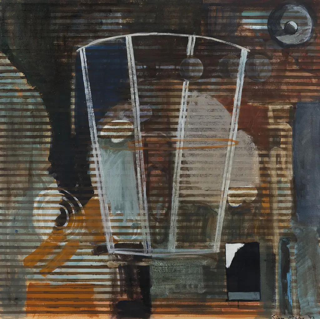 Simon McIntyre (b 1955) - Untitled Abstract Image 1++