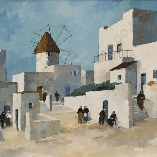 Tom Esplin (1915 - 2005) - Mykonos Greece