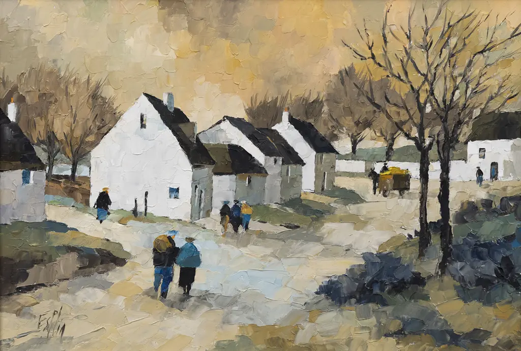 Tom Esplin (1915 - 2005) - La Route de Baune Image 1++