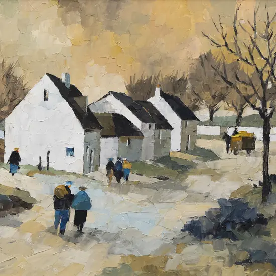 Tom Esplin (1915 - 2005) - La Route de Baune