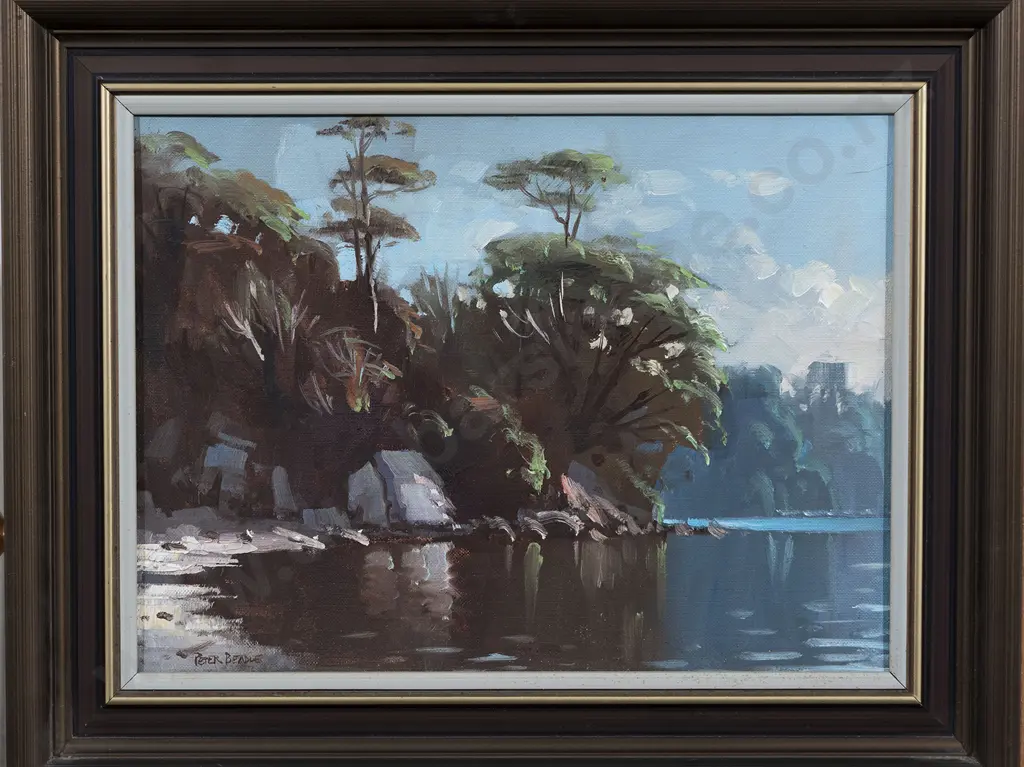 Peter Beadle (b 1933) - Headland Millers Beach Image 1++