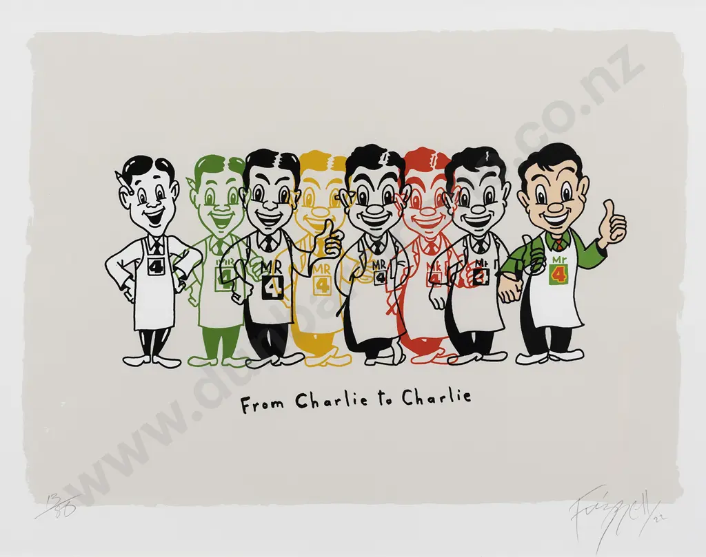Dick Frizzell (b 1943) - From Charlie To Charlie Image 1++