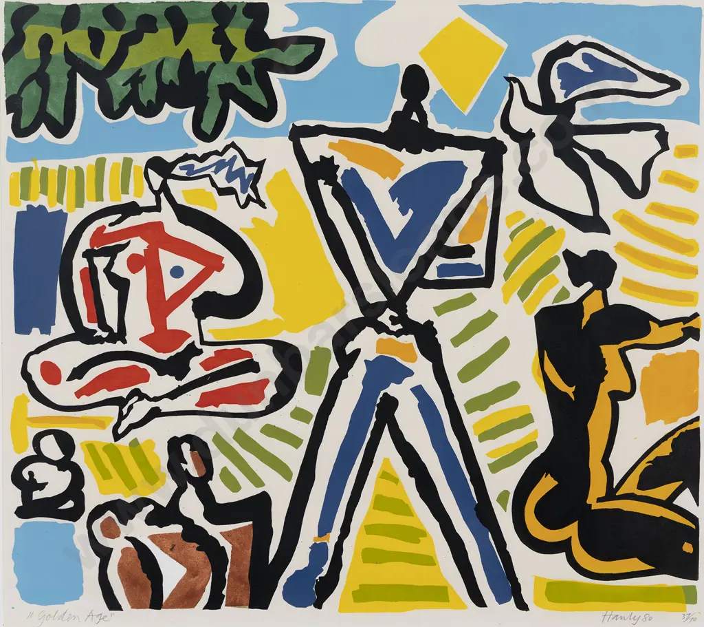 Pat Hanly (1932 - 2004) - Golden Age Image 1++