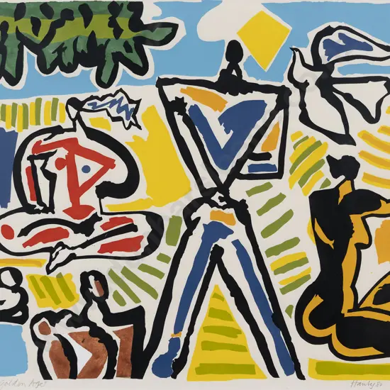 Pat Hanly (1932 - 2004) - Golden Age