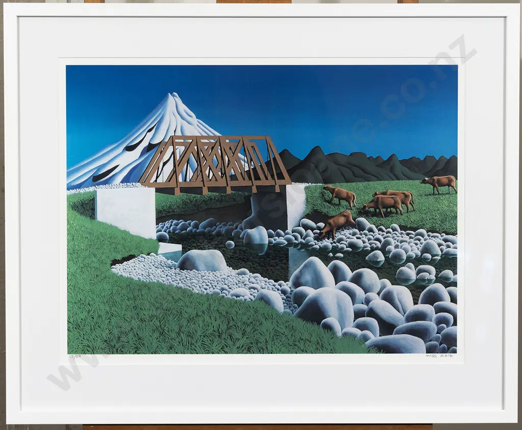 Michael Smither (b 1939) - Alfred Road Bridge Image 1++