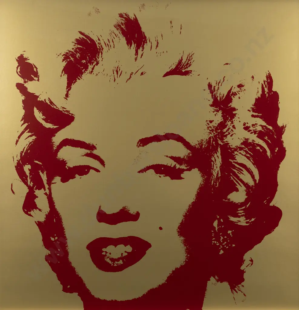 Sunday B Morning - After Andy Warhol - Golden Marilyn 11.40 Image 1++