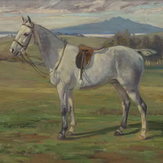 Beatrix Dobie (1887 - 1945) - Grey Hunter & Rangitoto