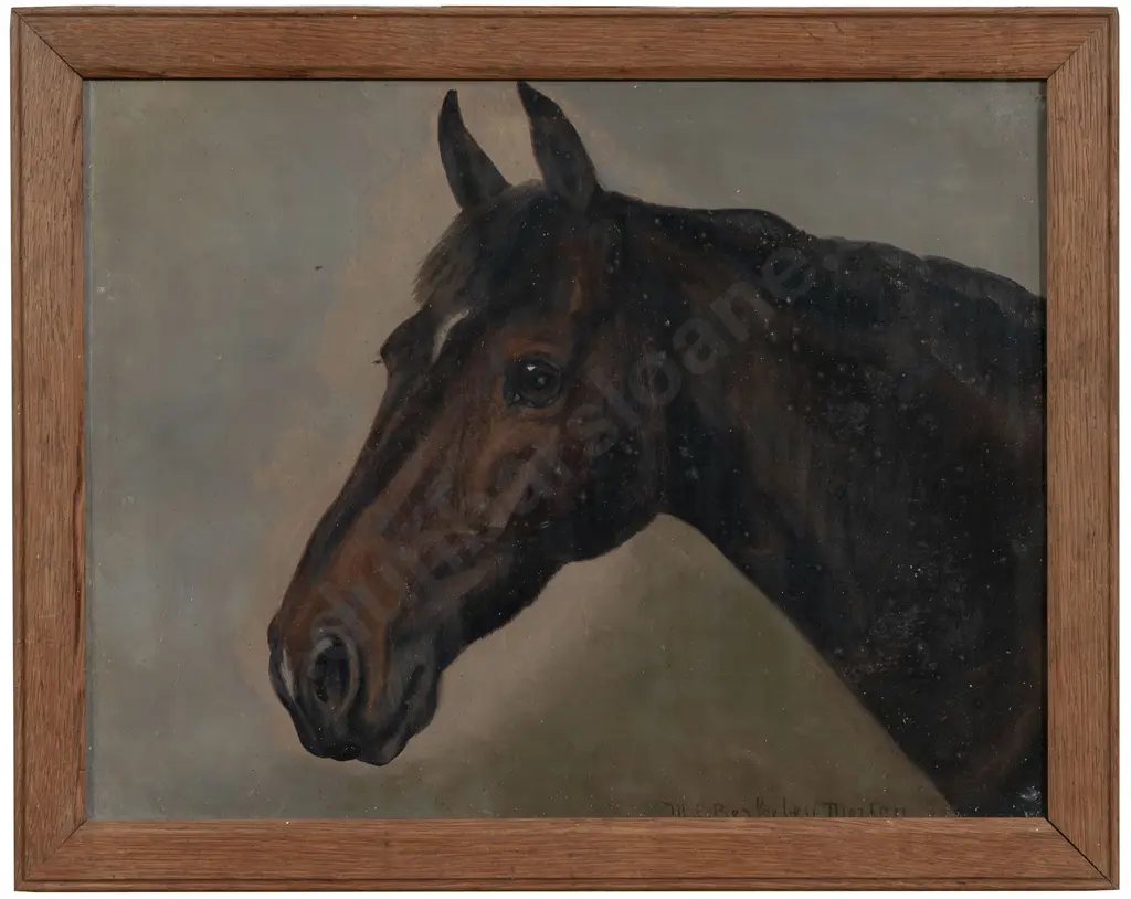 Mary E Berkeley Morton - Study of a Horse Image 1++