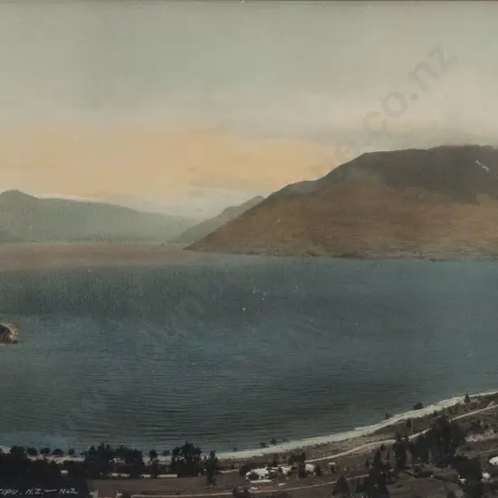 R P Moore (1881 - 1948) - Panoramic View of Queenstown