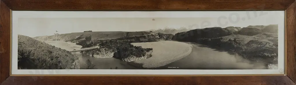 R P Moore (1881 - 1948) - Rakaia Gorge NZ Image 1++